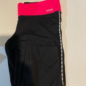 Victoria’s Secret pink, ultimate yoga crop legging